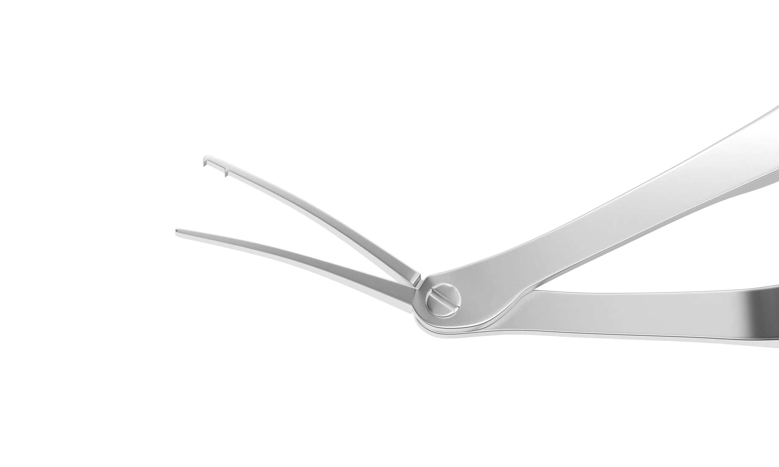 4-21741 Foldable Lens Removing Forceps, Length 114 mm, Squeeze Titanium Handle - Image 2