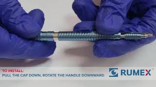 6-00/6-020 Diamond Knife for ICRS, Astigmatic and Arcuate Keratotomy, 1.00 mm Straight Blade, Length 110 mm, Micrometric Titanium Handle - Image 4