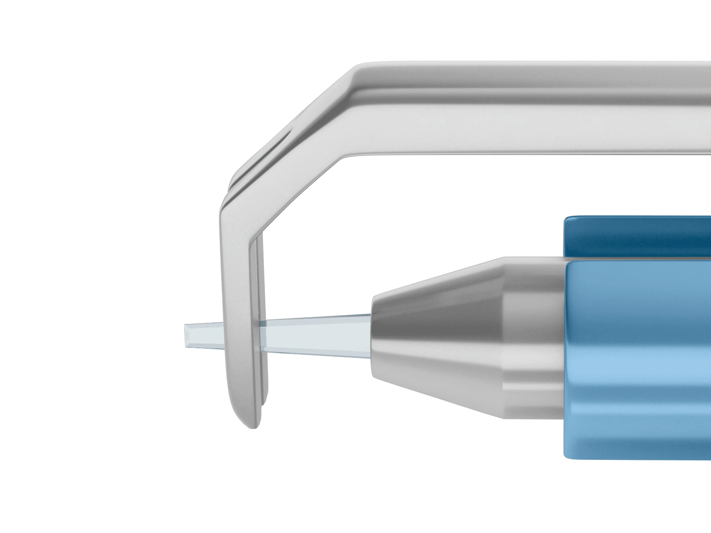 6-00/6-030 Diamond Knife for Arcuate Incisions, 1.00/0.20 mm Tapered Blade, Length 110 mm, Micrometric Titanium Handle - Image 3