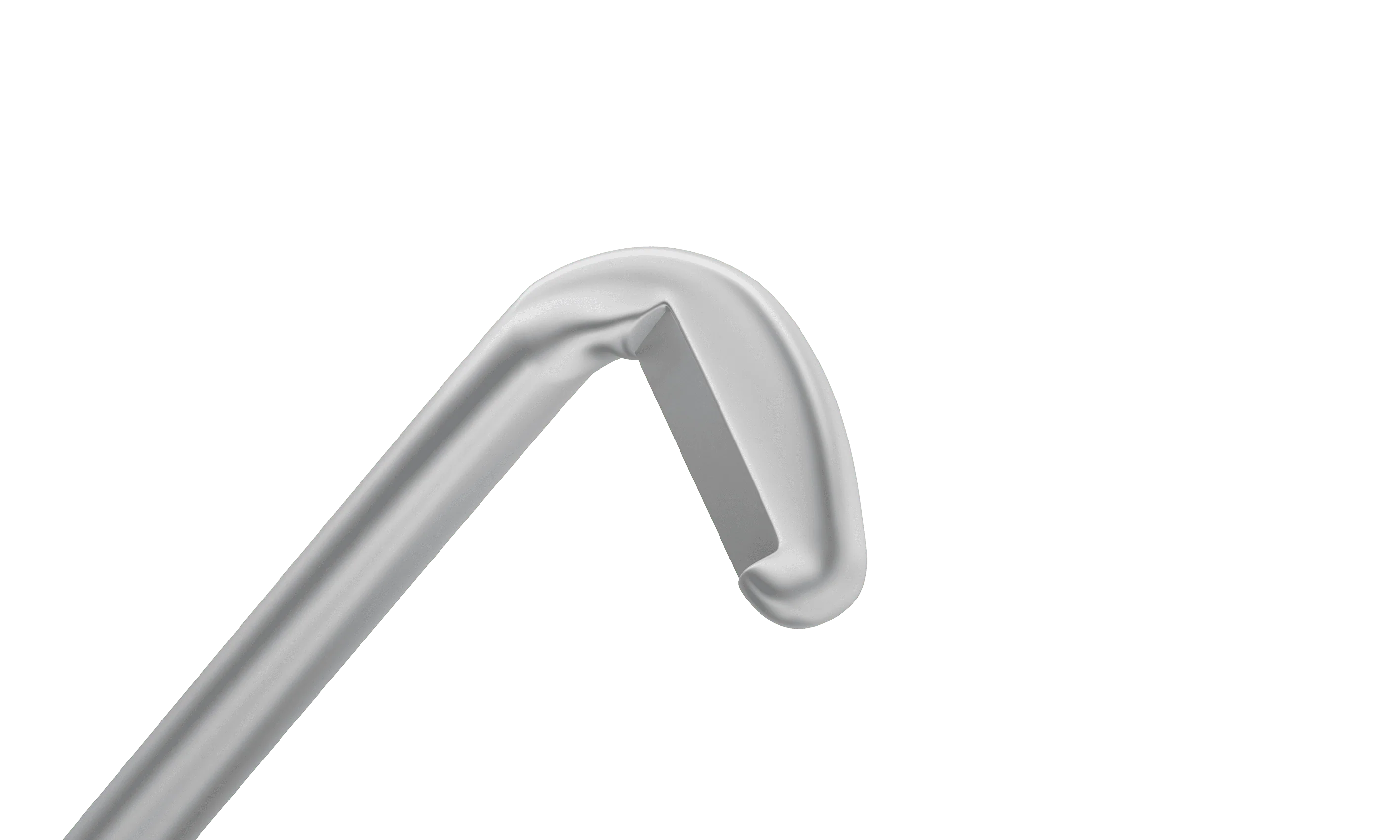 7-066 Rosen Phaco Splitter, RHD, Wedge-Shaped, 60° Angled, Round Handle, Length 120 mm, Round Titanium Handle - Image 2