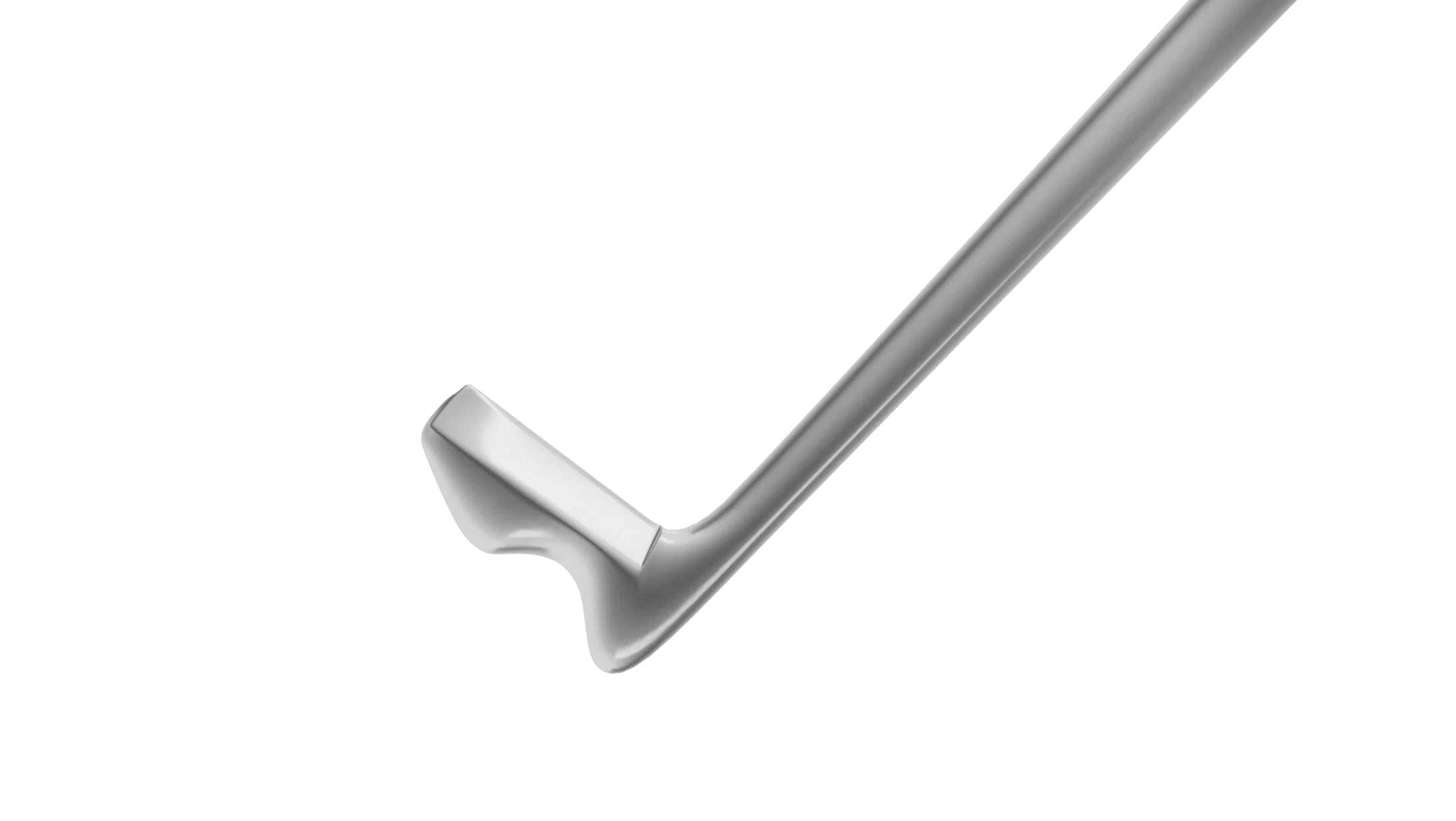 7-079 Double Phaco Spatula (Small Pupil Snapper Hook & Micro Finger), Length 132 mm, Round Titanium Handle - Image 3