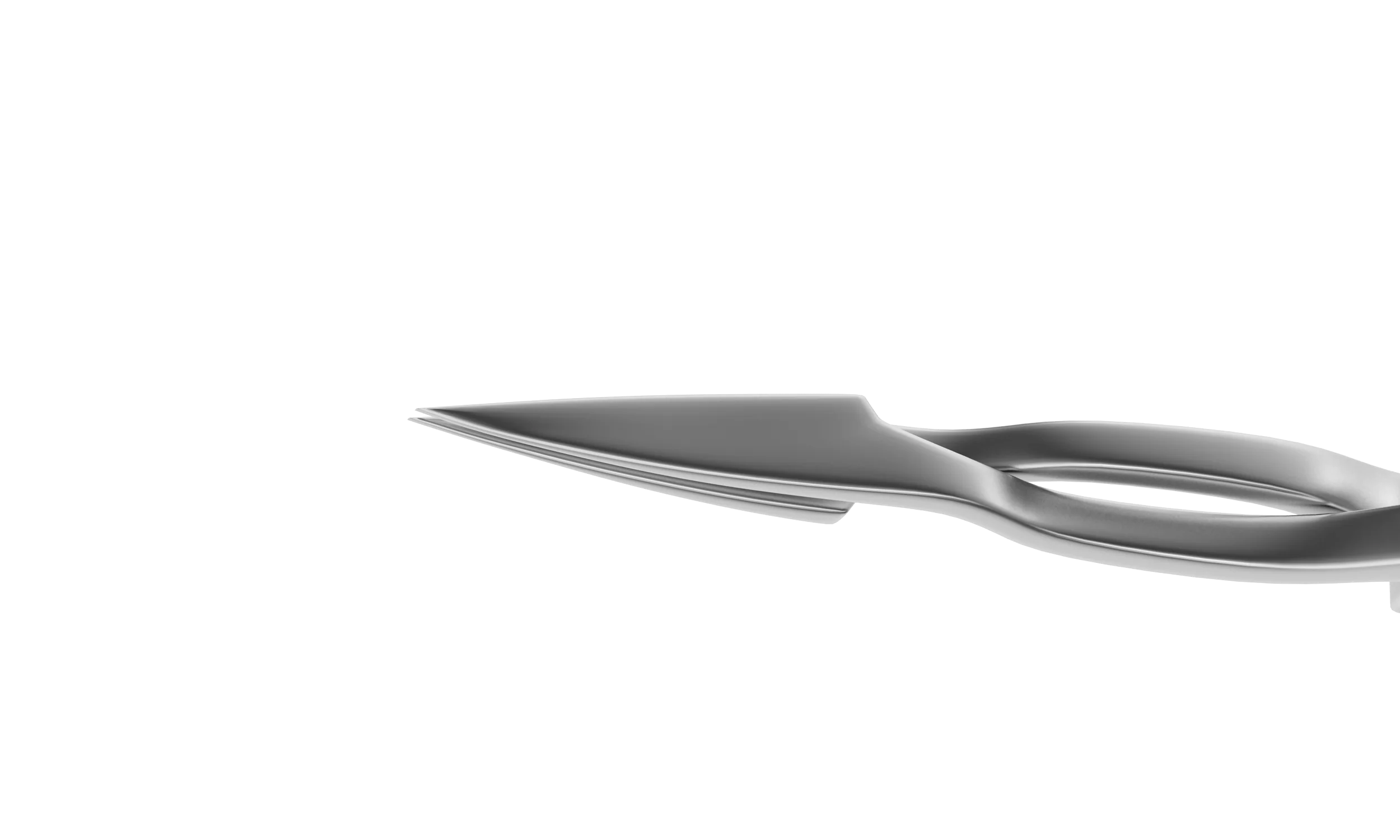 7-111S Prechopper Angled, Cross-Action, Max Opening 3.00 mm, Round Handle, Length 116 mm, Stainless Steel - Image 2