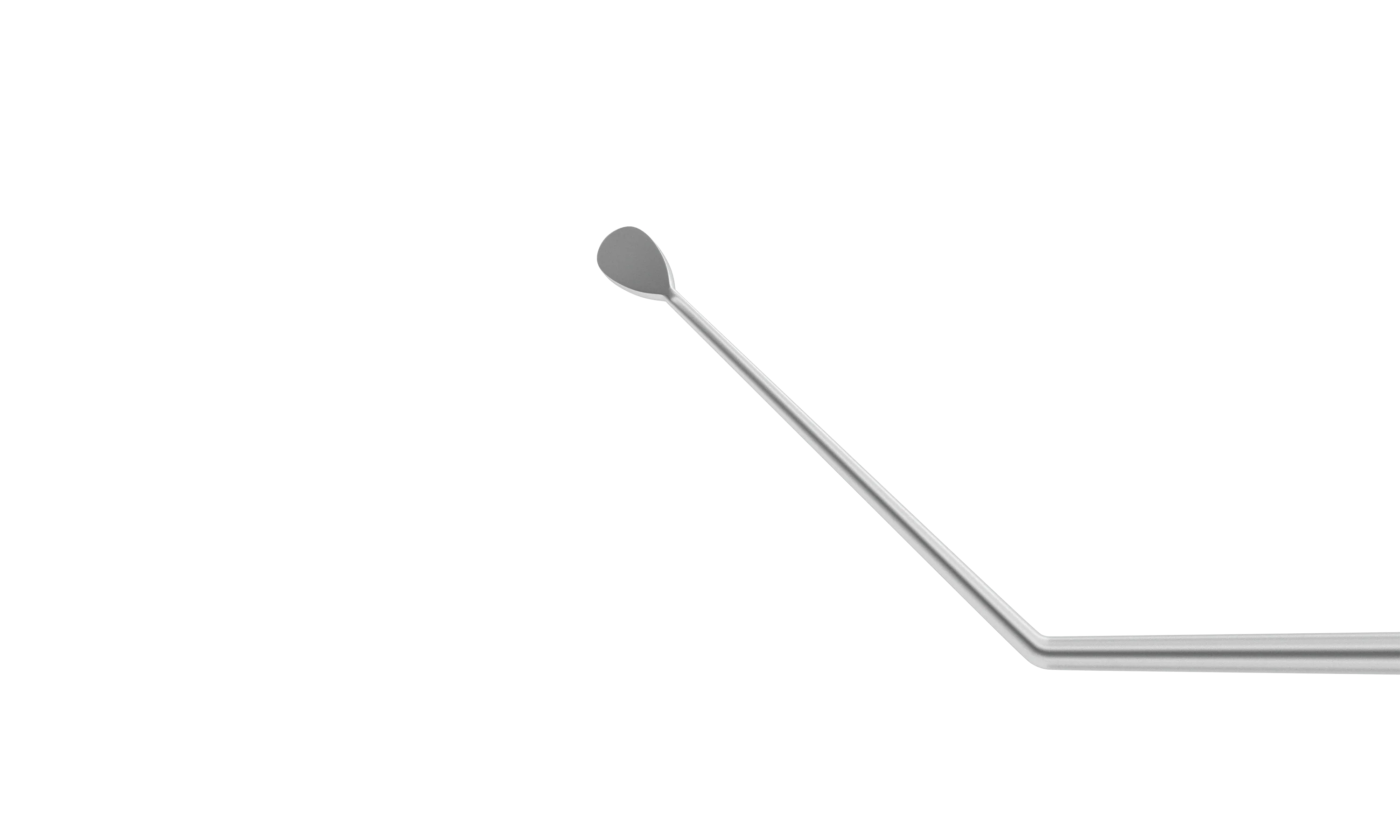 7-1171 Escaf Nucleus Manipulator, 45 Degrees Bent Tip, Length 120 mm, Round Titanium Handle - Image 2