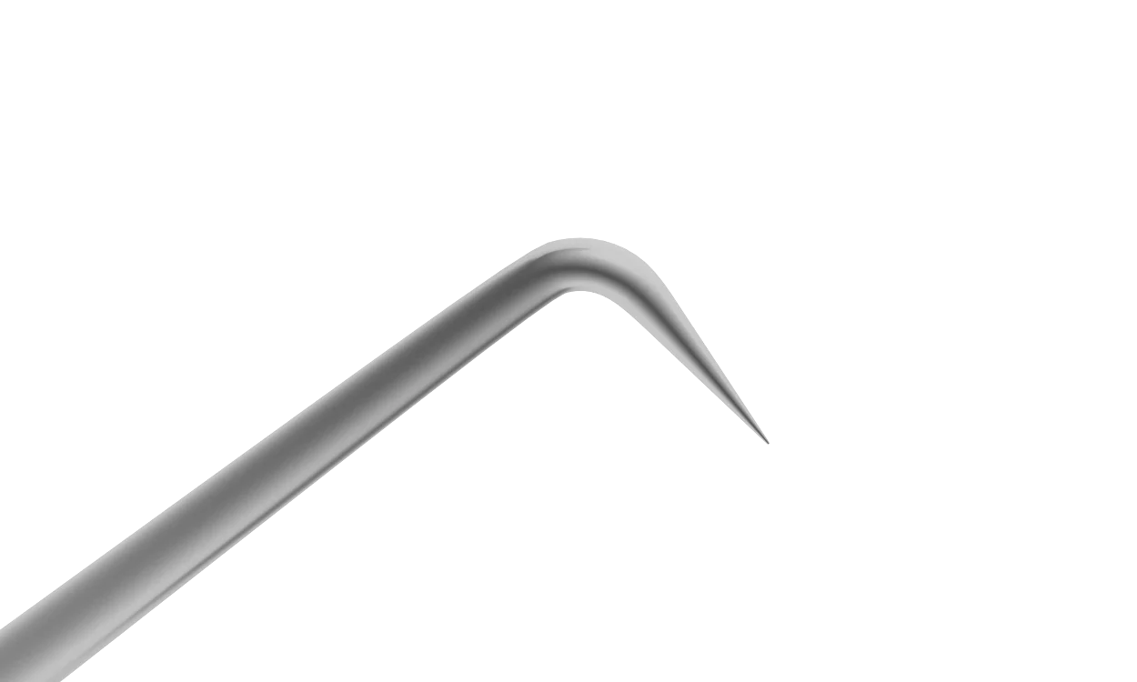 7-127 Chang Chopper, Double-Ended, RHD, Length 125 mm, Round Titanium Handle - Image 3