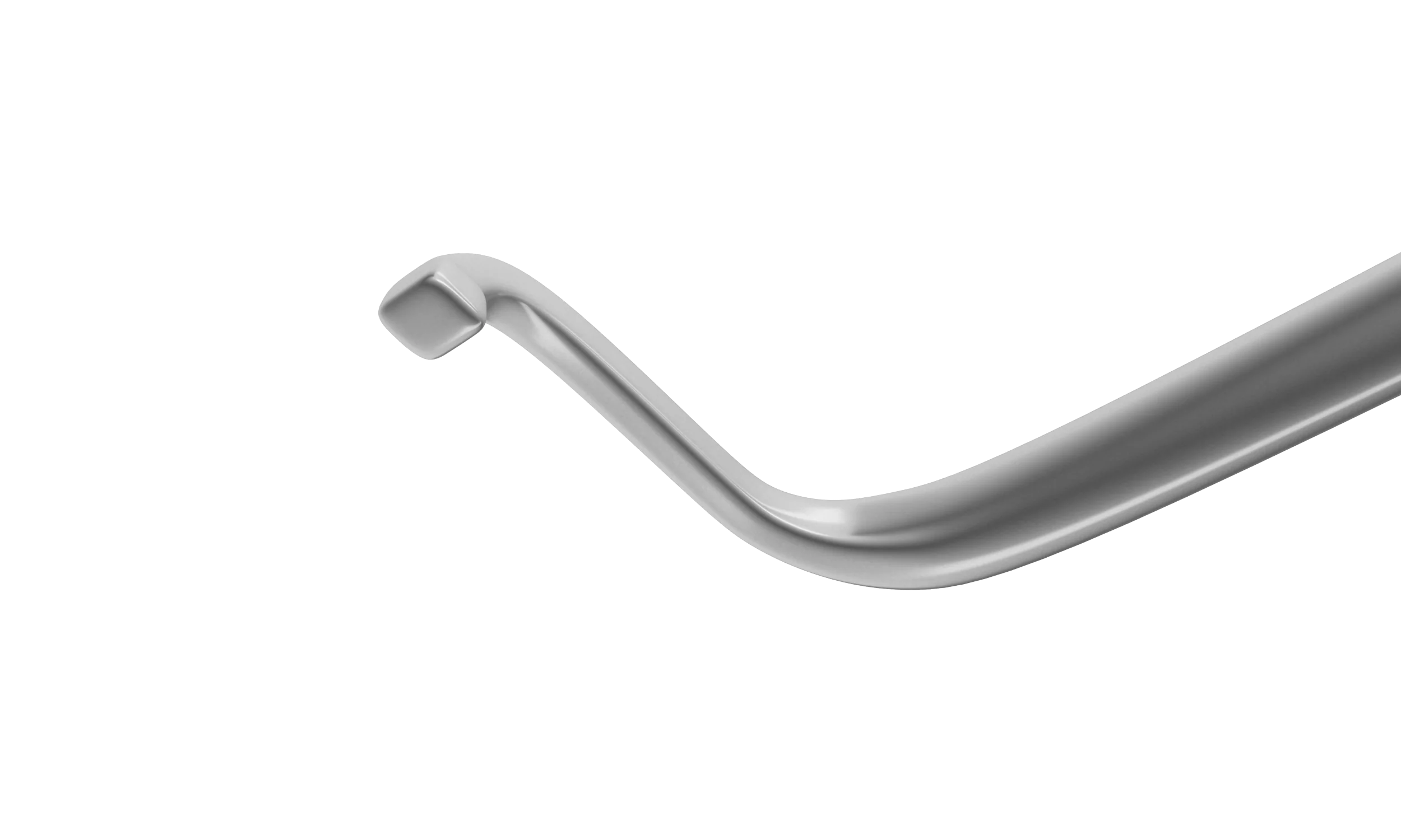 7-127S Chang Chopper, Double-Ended, RHD, Round Handle, Length 125 mm, Stainless Steel - Image 2