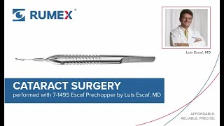 7-149S Escaf Prechopper, Straight, Cross-Action, Max Opening 2.80 mm, Round Handle, Length 120 mm, Stainless Steel - Image 3
