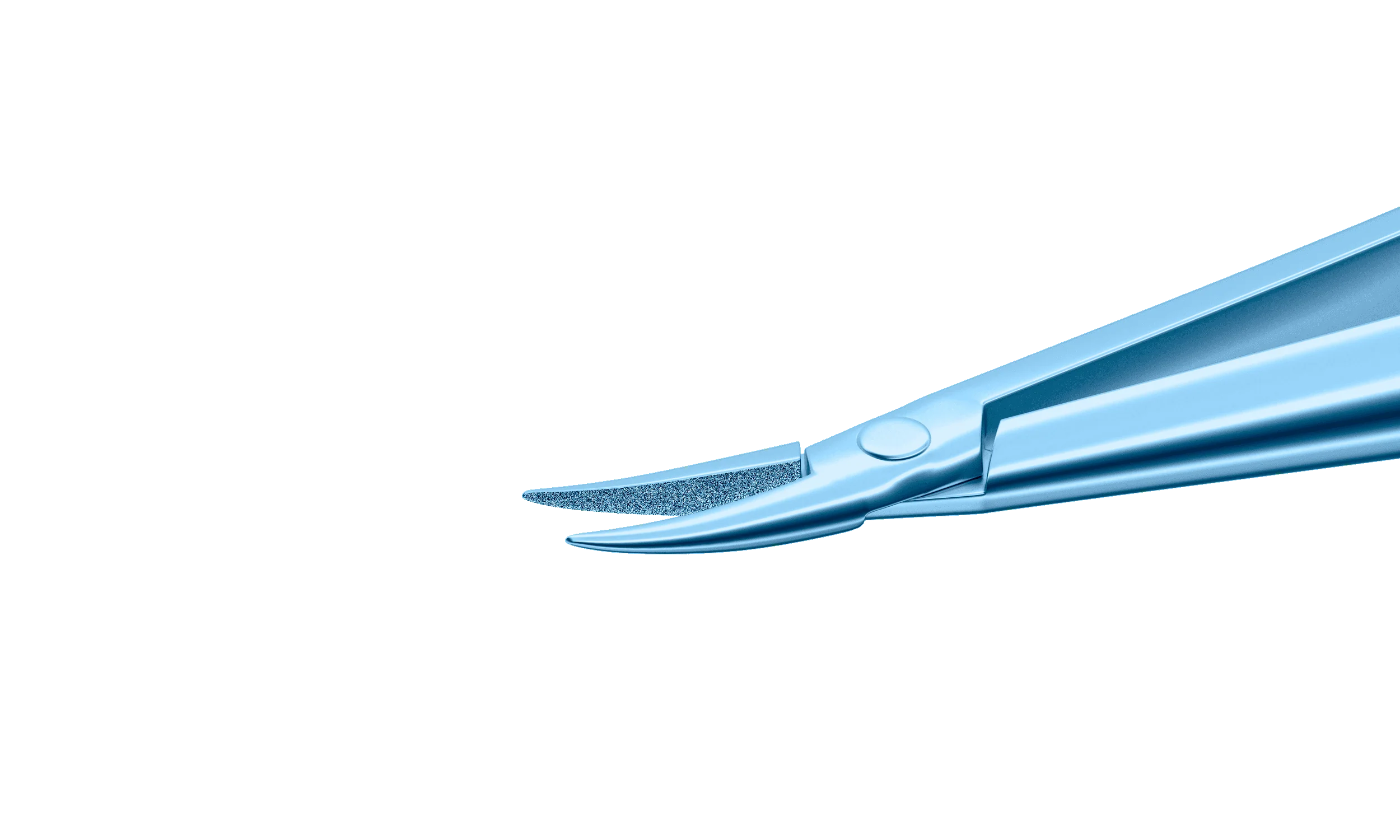 8-045T Barraquer Needle Holder, 8.00 mm Extra Fine Jaws, Curved, without Lock, Medium Size, Length 115 mm, Titanium - Image 2