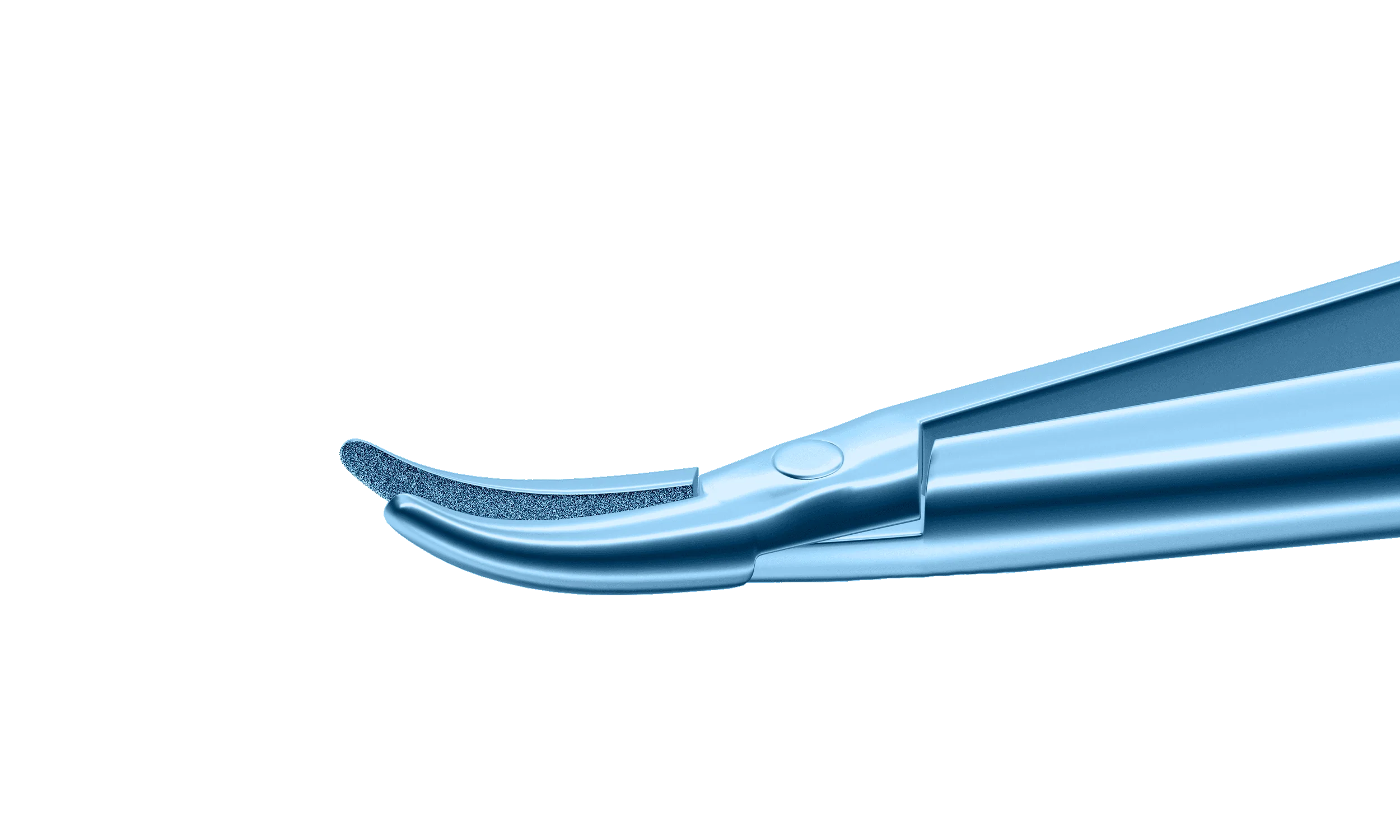 8-060T Barraquer Needle Holder, 12.00 mm Standard Jaws, Curved, with Lock, Long Size, Length 125 mm, Titanium - Image 2
