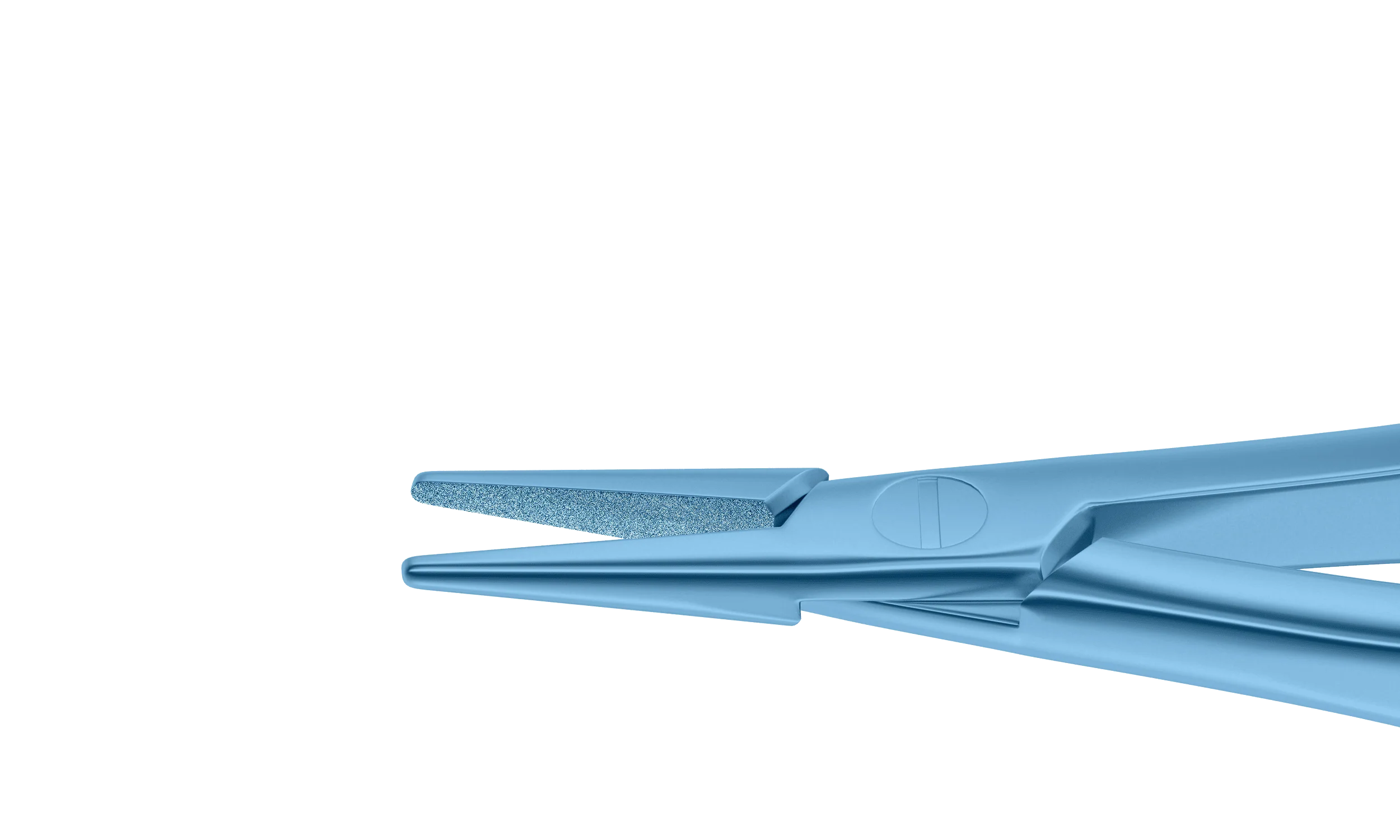 8-080T Kalt Needle Holder, Standard Straight 10.50 mm Jaws, Length 135 mm, Titanium - Image 2